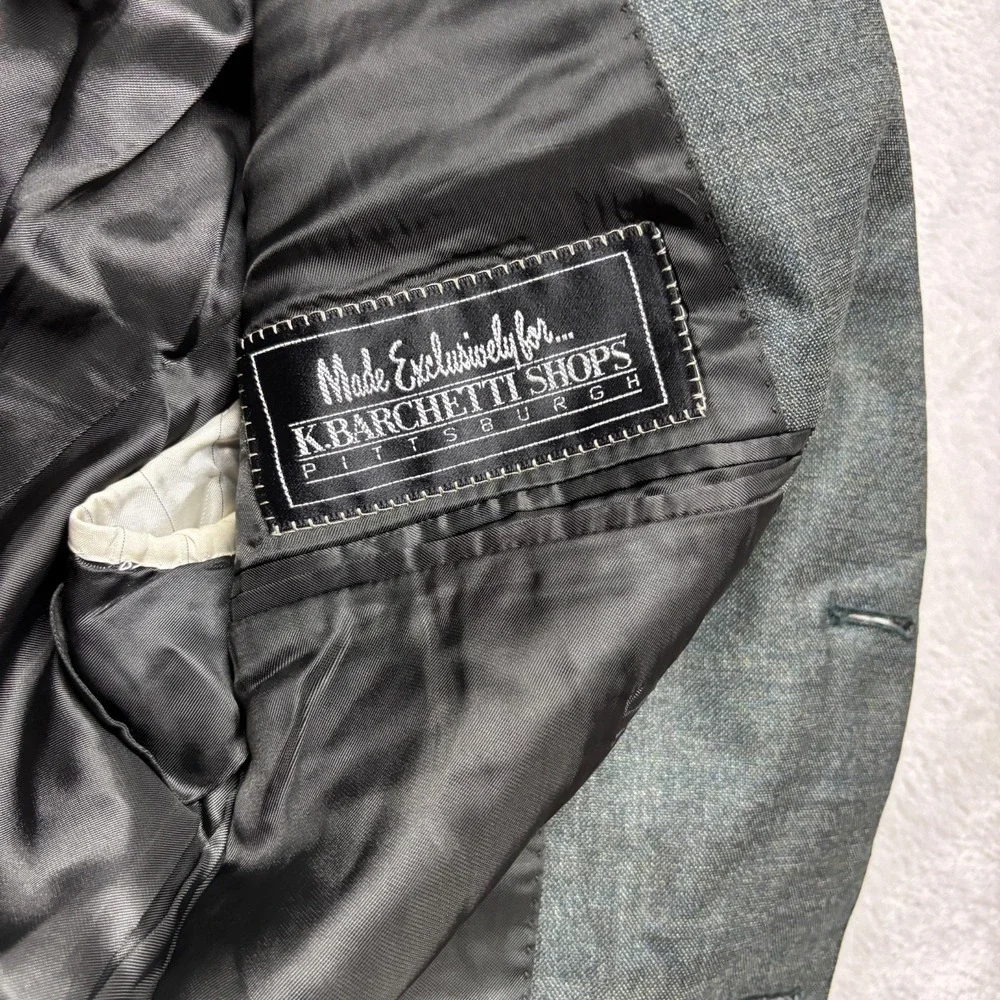 Canali Blazer Mens 52R EU 42R US Green Sportcoat Wool Made‎ In Italy